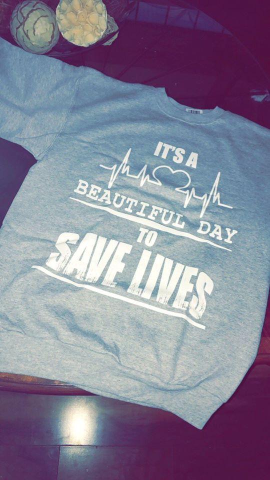 Sport grey - it's a beautiful day to save lives