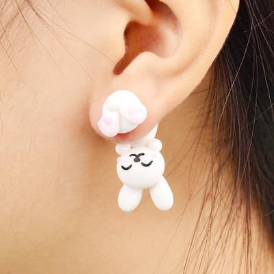 Dog Cat Rabbit Stud Earrings For Women