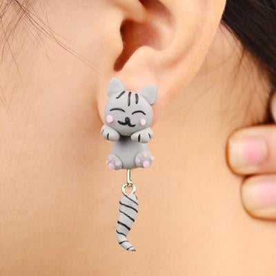 Dog Cat Rabbit Stud Earrings For Women