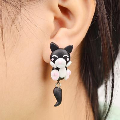 Dog Cat Rabbit Stud Earrings For Women