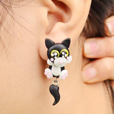 Dog Cat Rabbit Stud Earrings For Women