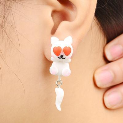 Dog Cat Rabbit Stud Earrings For Women