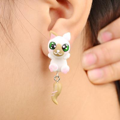 Dog Cat Rabbit Stud Earrings For Women