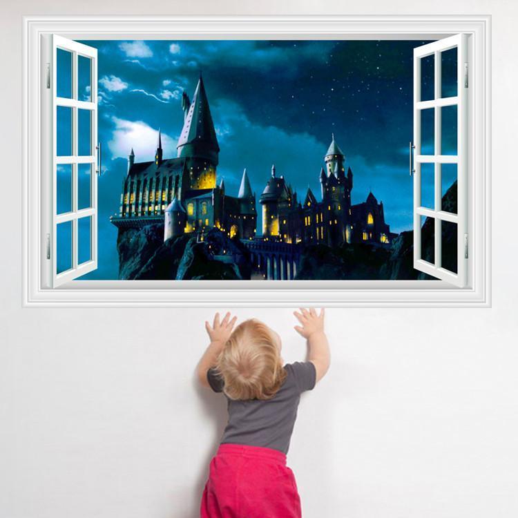 3D Harry Potter Wall Stickers mural