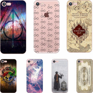 phone case Harry Potter design  Transparent case cover for Apple iPhone 7 7plus 6 6S 6plus 5S SE , LIMITED EDITION
