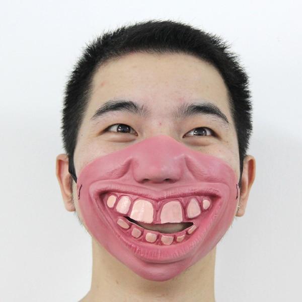 Funny&Scary Of Half Face Clown Latex Masks