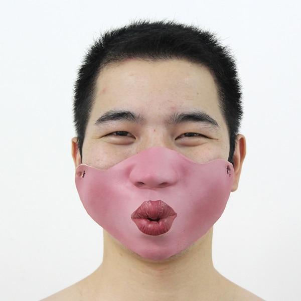 Funny&Scary Of Half Face Clown Latex Masks