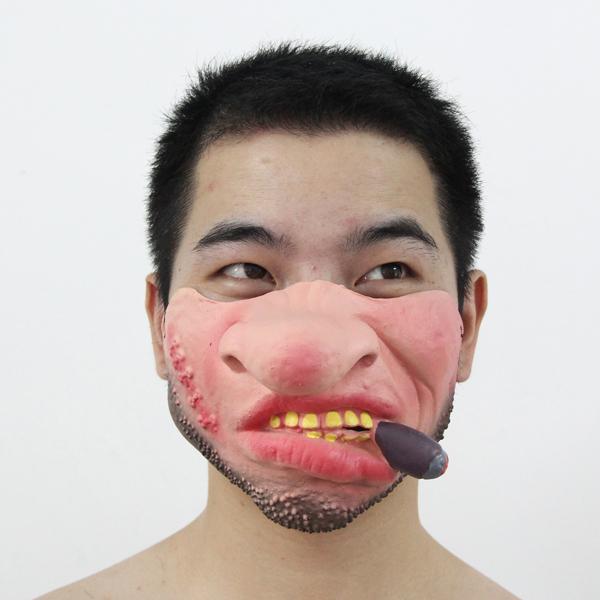 Funny&Scary Of Half Face Clown Latex Masks