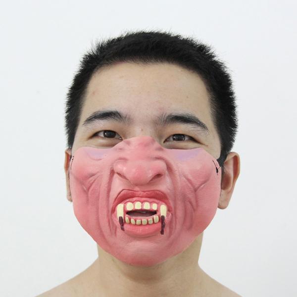 Funny&Scary Of Half Face Clown Latex Masks