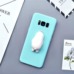 For Samsung Galaxy S5 S6 Edge S7 Edge S8 S8 Plus Note 3/4/5 Case 3D Silicon