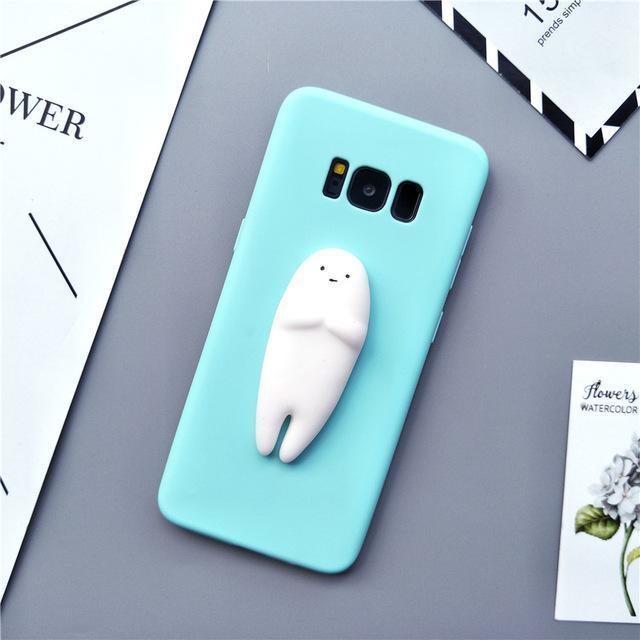 For Samsung Galaxy S5 S6 Edge S7 Edge S8 S8 Plus Note 3/4/5 Case 3D Silicon