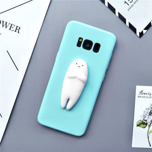 For Samsung Galaxy S5 S6 Edge S7 Edge S8 S8 Plus Note 3/4/5 Case 3D Silicon