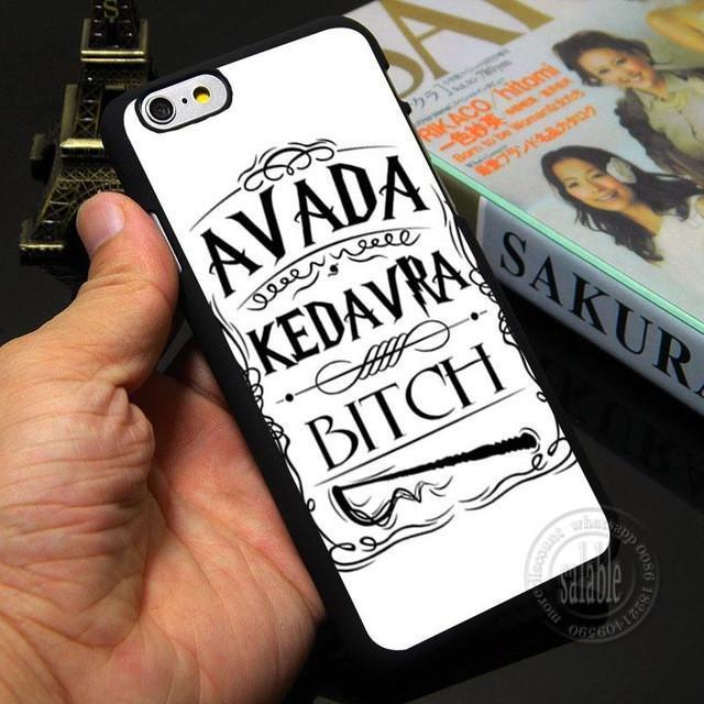 Avada Kedavra Bitch/Harry Potter Phone Case for iPhone 7 6 6S Plus 4 4S 5C 5 SE 5S