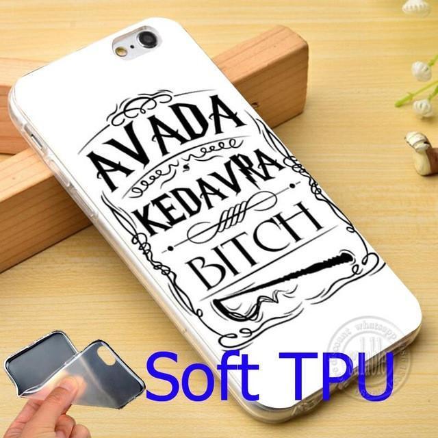 Avada Kedavra Bitch/Harry Potter Phone Case for iPhone 7 6 6S Plus 4 4S 5C 5 SE 5S