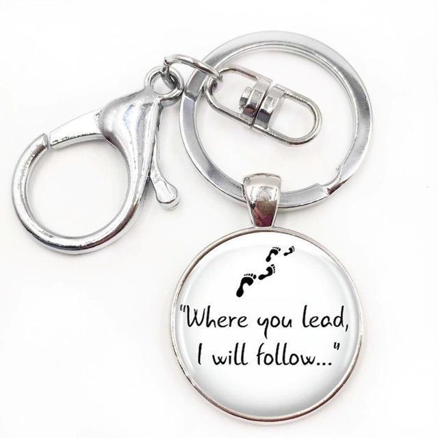 Gilmore Girls "Where you lead, I will follow..." Necklace
