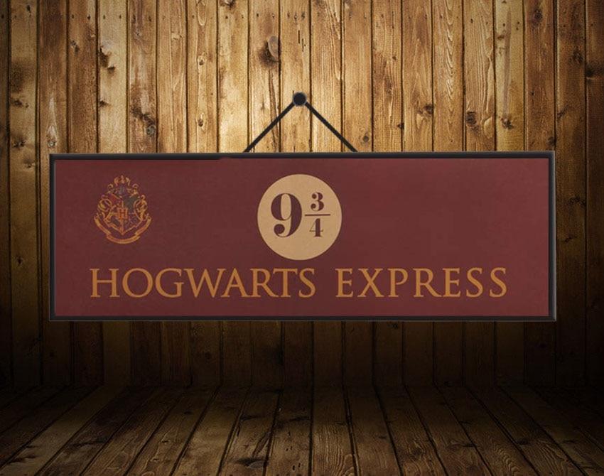 9 3/4  Harry Potter Poster Wall Stickers 72x24cm