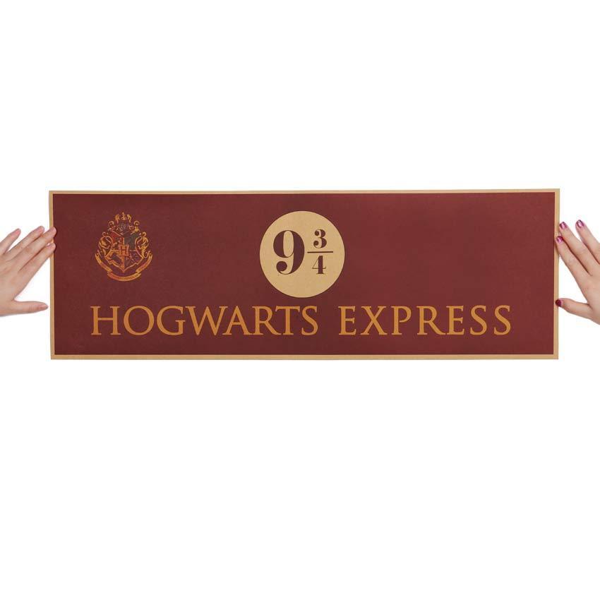 9 3/4  Harry Potter Poster Wall Stickers 72x24cm