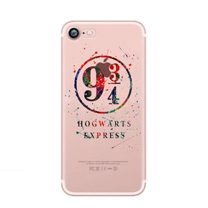 Harry potter phone case/ Cover For iPhone SE 5 5S 6 6S Plus 7 7 Plus Clear Case For iPhone X 8 8Plus
