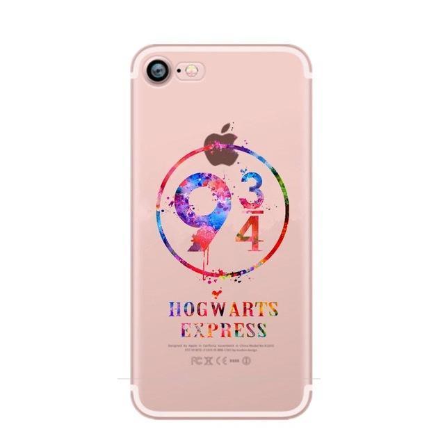 Harry potter phone case/ Cover For iPhone SE 5 5S 6 6S Plus 7 7 Plus Clear Case For iPhone X 8 8Plus