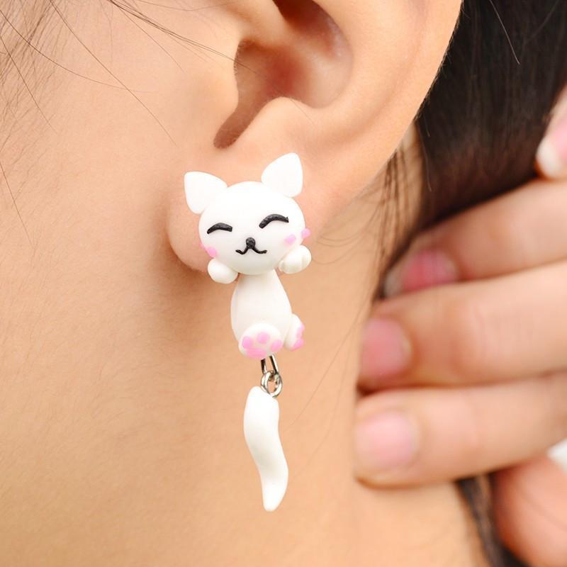 Dog Cat Rabbit Stud Earrings For Women