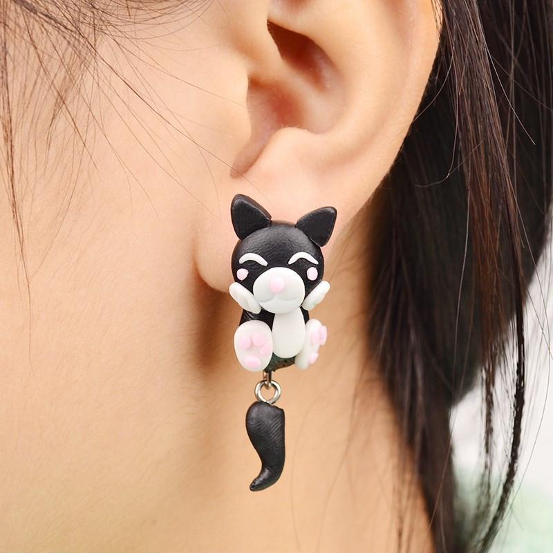 Dog Cat Rabbit Stud Earrings For Women