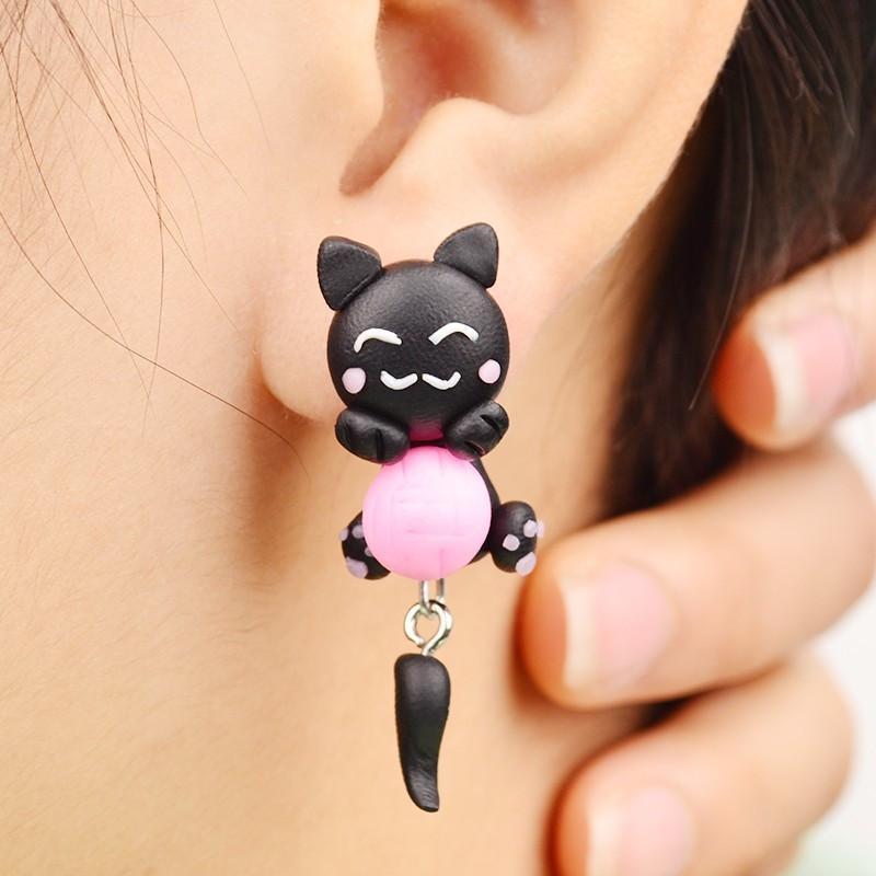 Dog Cat Rabbit Stud Earrings For Women