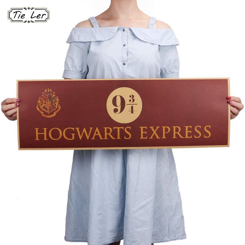 9 3/4  Harry Potter Poster Wall Stickers 72x24cm