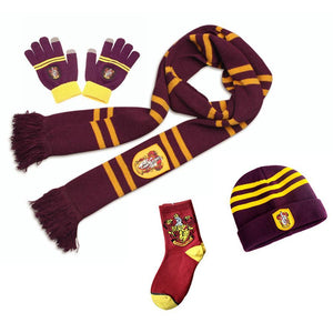 Gryffindor Scarf+Cap/Hat+NECKTIE+Socks Soft Warm Scarves