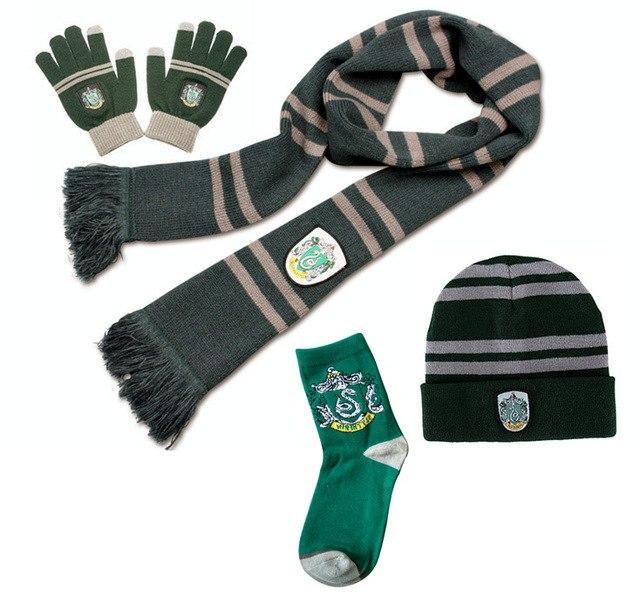 Gryffindor Scarf+Cap/Hat+NECKTIE+Socks Soft Warm Scarves