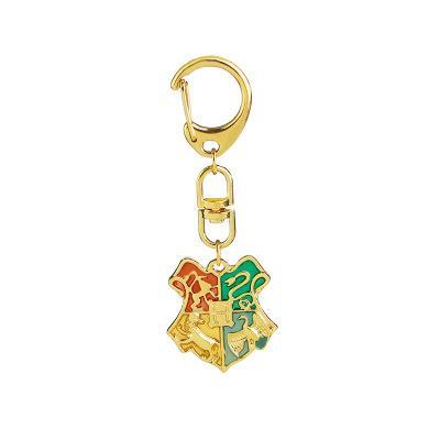 Harry Potter Hogwarts Gryffindor Hufflepuff Ravenclaw Slytherin Metal Keychains/Necklace Pendant 2019
