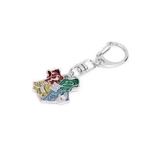 Harry Potter Hogwarts Gryffindor Hufflepuff Ravenclaw Slytherin Metal Keychains/Necklace Pendant 2019