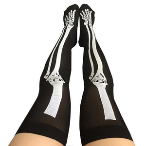 2018 Funny Cosplay Striped Over The Knee Stockings