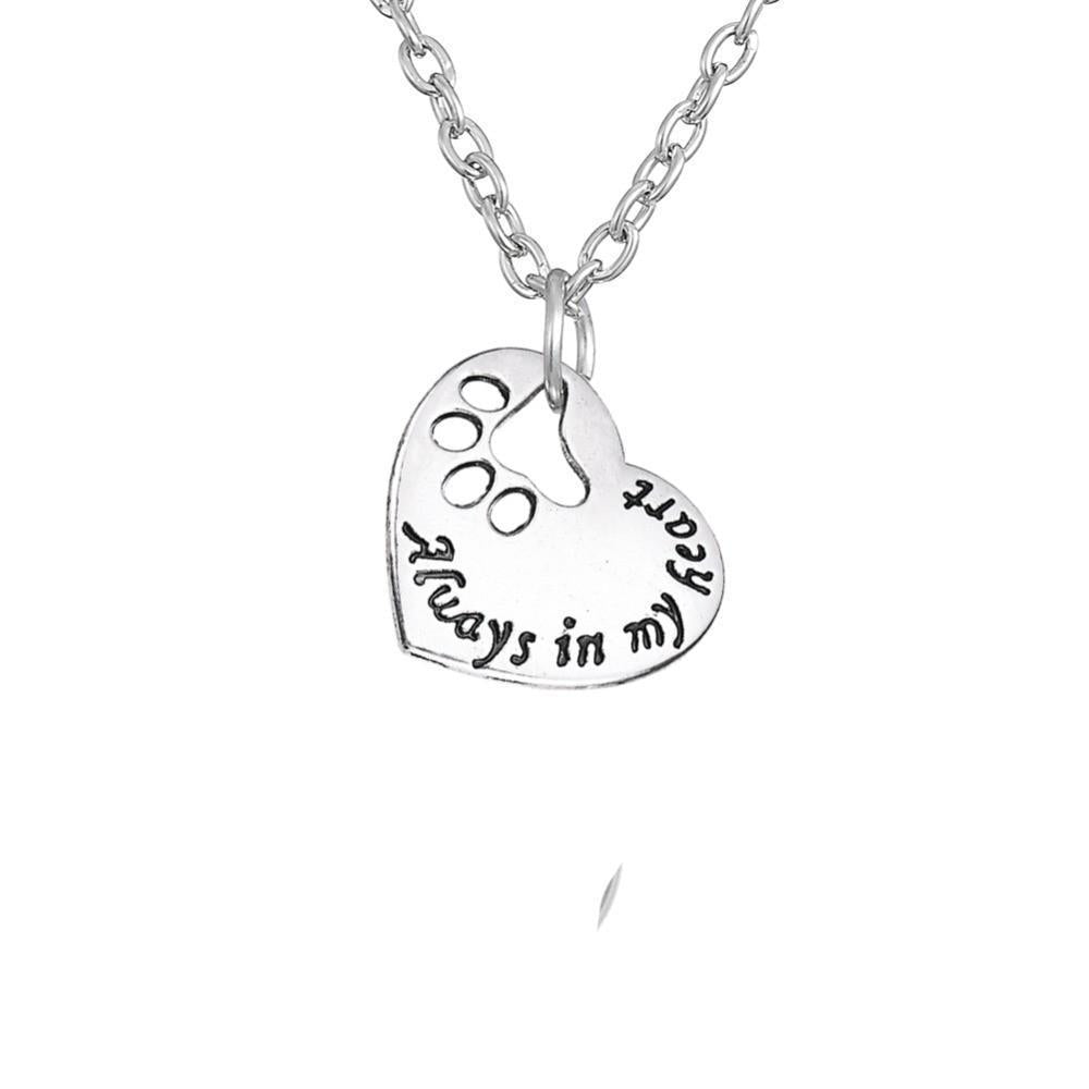Alway in my heart Necklace Dog
