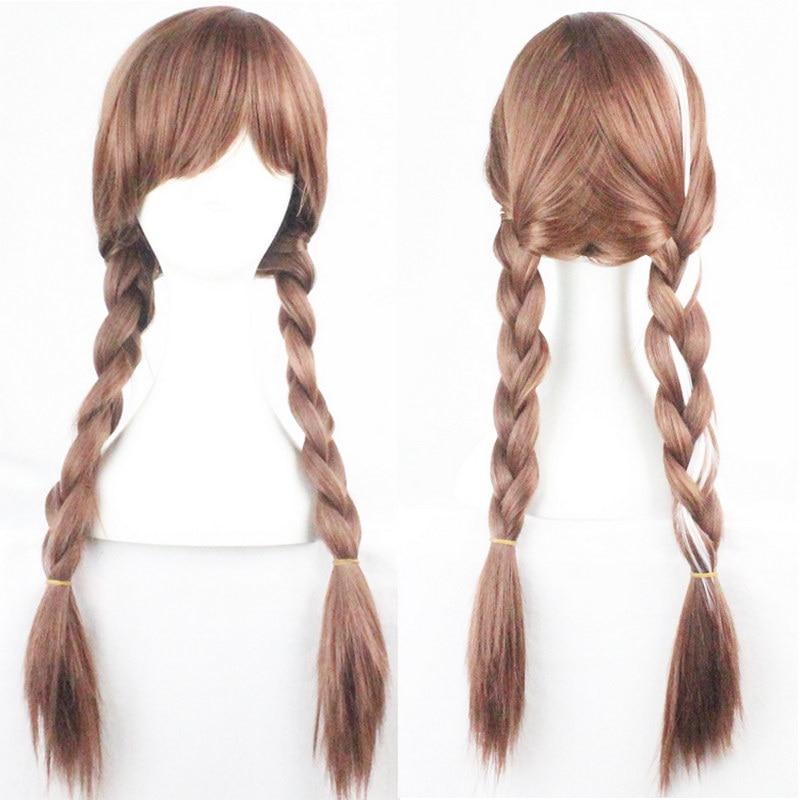 Elsa Anna Wig Ponytail Long Weaving Micro Braided Wigs