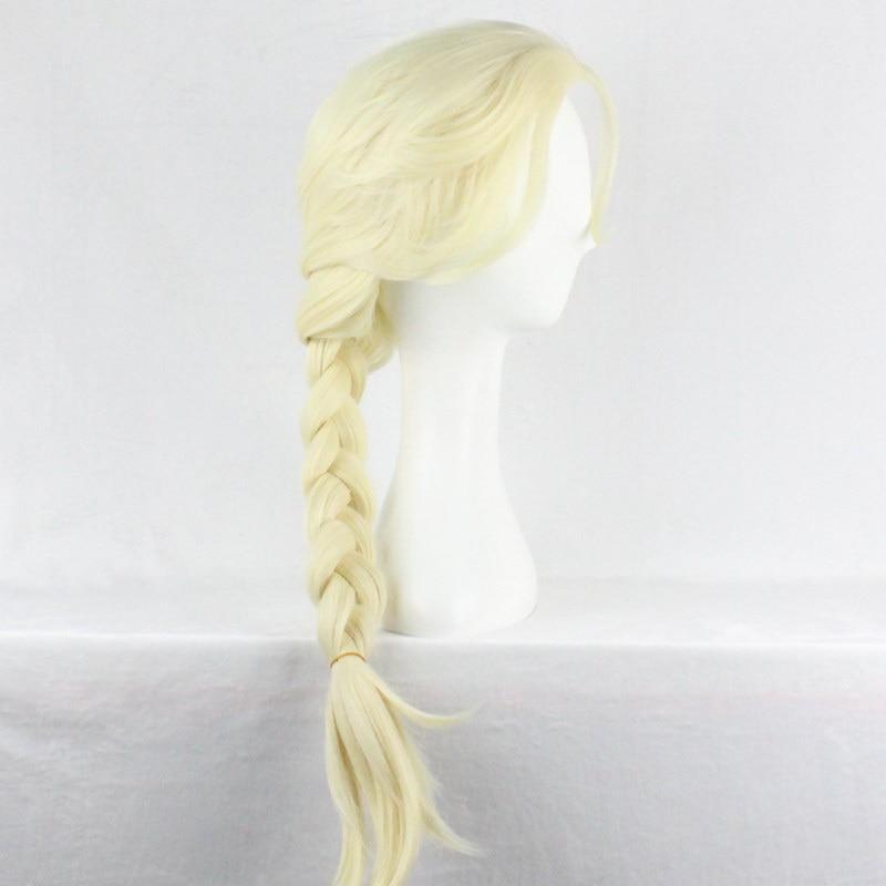 Elsa Anna Wig Ponytail Long Weaving Micro Braided Wigs