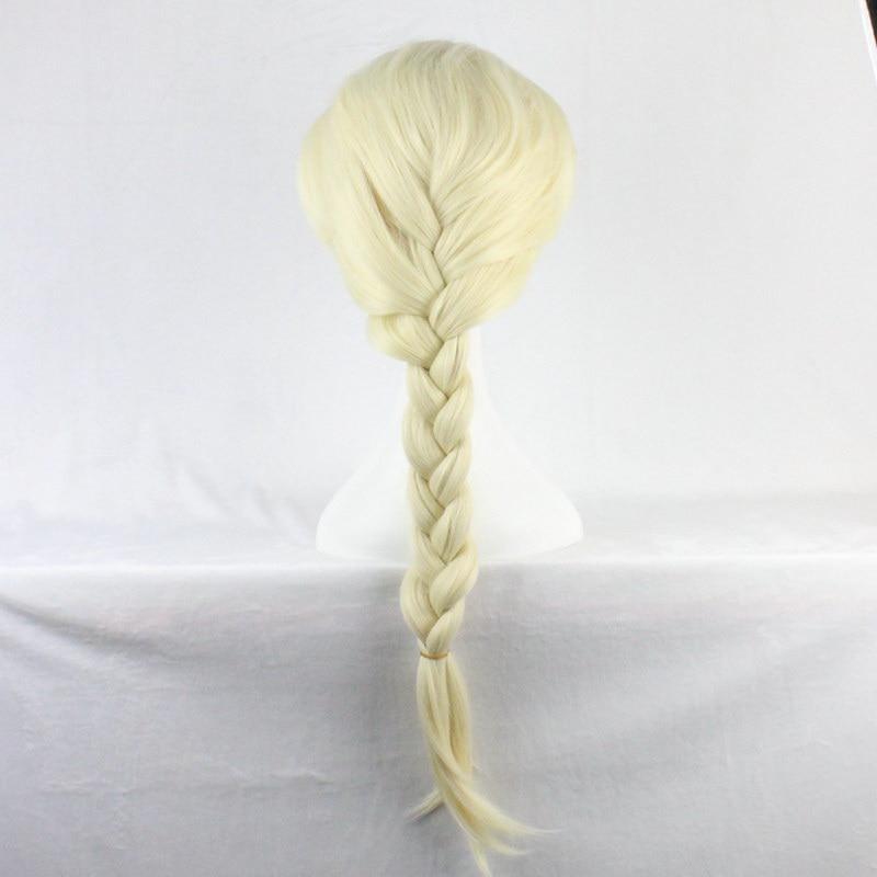 Elsa Anna Wig Ponytail Long Weaving Micro Braided Wigs