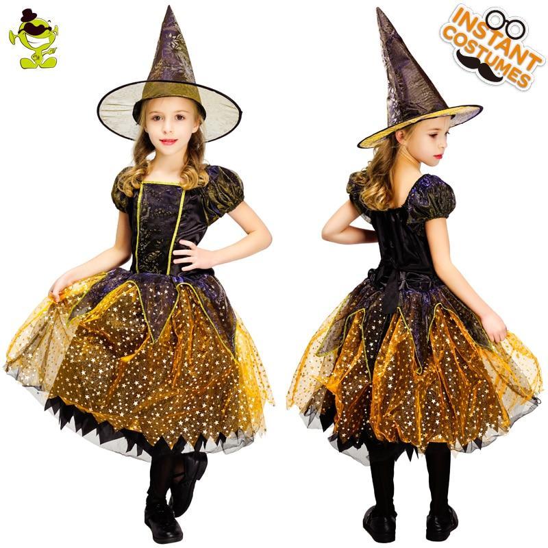 2018 Girl's Witch Costume Kids
