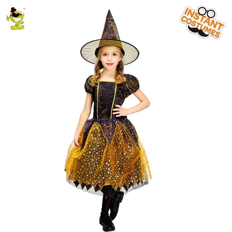 2018 Girl's Witch Costume Kids