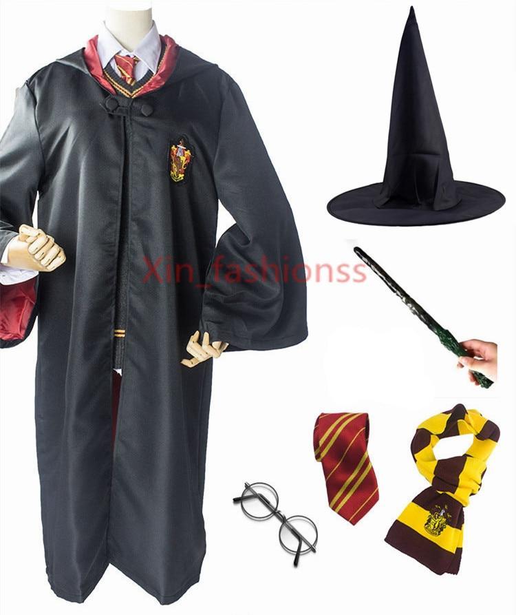Kids/Adults- Ravenclaw Gryffindor Hufflepuff Slytherin Costume