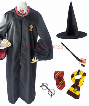 Kids/Adults- Ravenclaw Gryffindor Hufflepuff Slytherin Costume