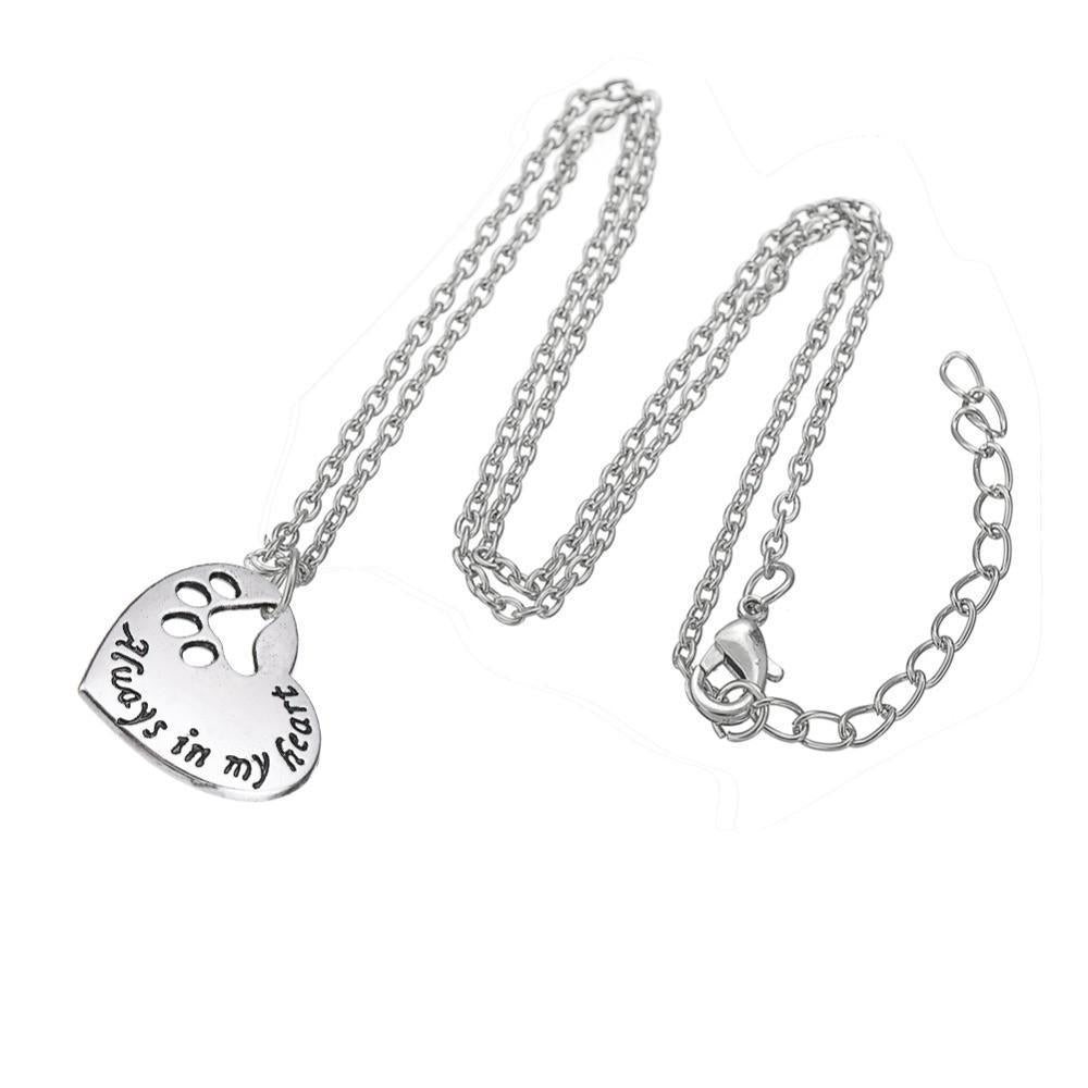 Alway in my heart Necklace Dog